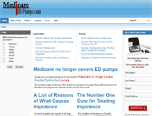 Tablet Screenshot of medicareedpumps.com